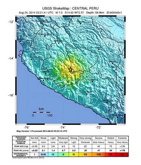 Powerful 6.9-magnitude earthquake strikes central Peru - New York Daily 