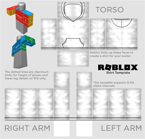 Roblox Hoodie Template Transparent Images And Photos Finder
