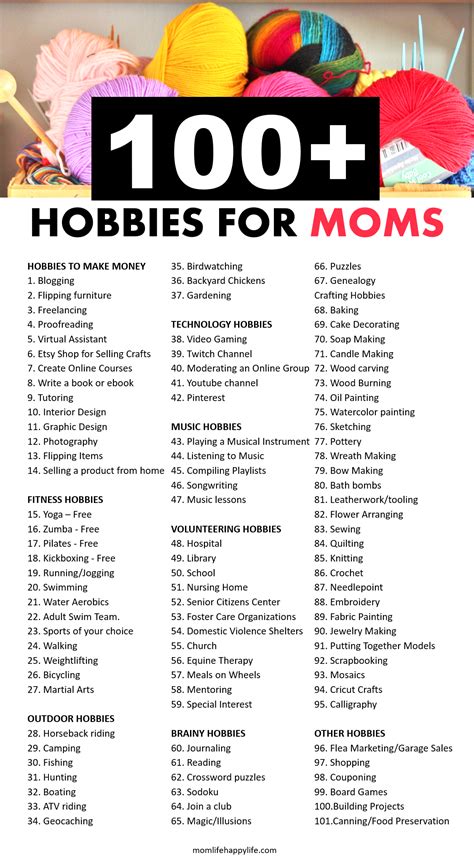 Hobbies To Pick Up For Moms Takhu Hobbies