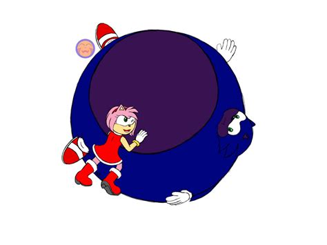 Com Amy Rolling Sonic The Blueberry By Arrowny18 On Deviantart