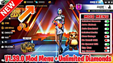 Note:this is only for educational purpose only. Free Fire Mod Menu Hack APK + OBB V1.39.0 Unlimited ...