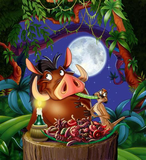 Disney Timon And Pumba Pretending To Be Lady And The Tramp To See More