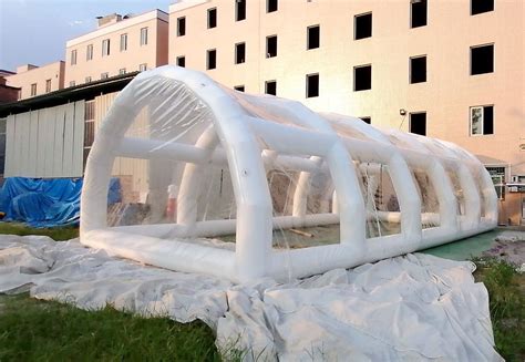 126m Airtight Clear Inflatable Pool Bubble Dome Waterproof Pool Dome