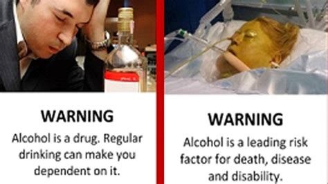 Alcohol Warning Labels Online Survey Suggests Graphic Images Could