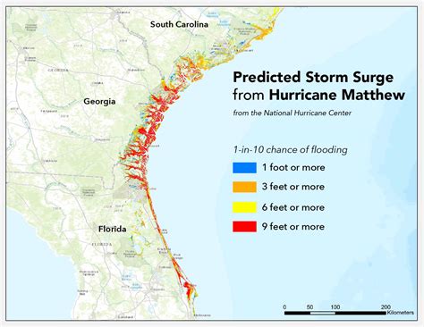 Where Will Hurricane Matthew Cause The Worst Flooding