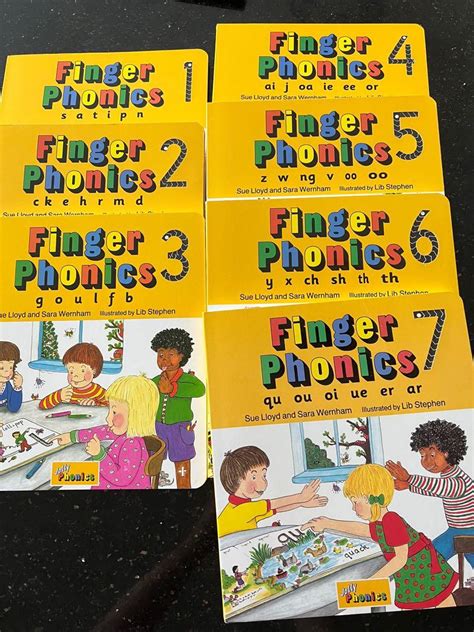 Jolly Phonics Finger Phonics 1 7 興趣及遊戲 書本 And 文具 小朋友書 Carousell