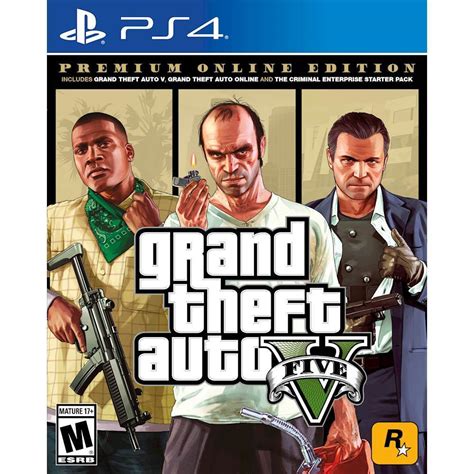 Best Buy Grand Theft Auto V Premium Online Edition Playstation