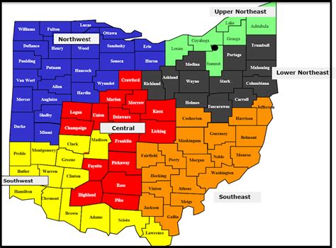 Map Of Ohio And Other Free Printable Maps
