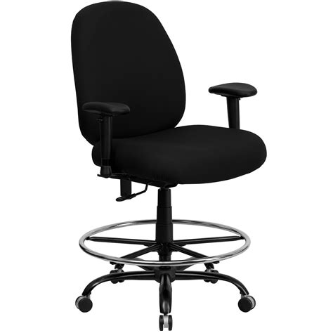 525 Black Contemporary Adjustable Back And Arms Ergonomic Office