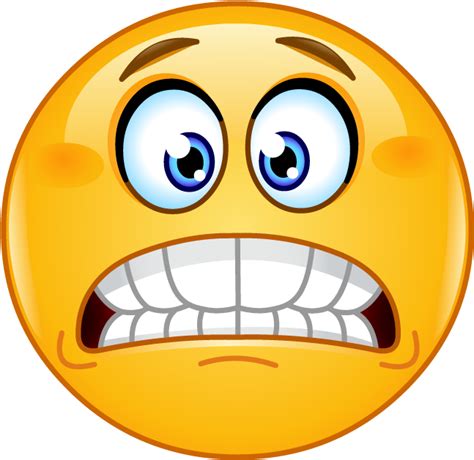Stressed Out Emoticon Oh No Emoji Face Full Size Png Clipart Images