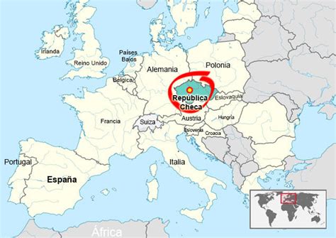 Praga Mapa Europa Mapa