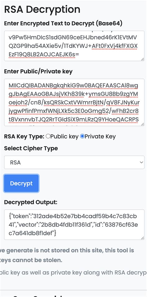 Go How To Decrypt An Encrypted Message With Rsa Private Key Stack