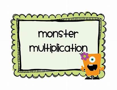 Multiplication Clipart Grade Monster Clip Math Cliparts