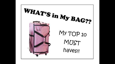 TOP 10 essential items to pack in your competition bag - YouTube