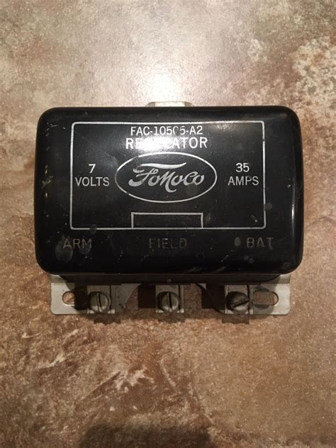 NOS Ford Voltage Regulators 7v 35amp VR 360 6v 36amp FAC 10505 A2