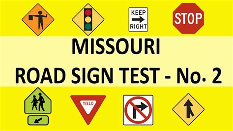 Missouri Road Sign Test No 2 Youtube