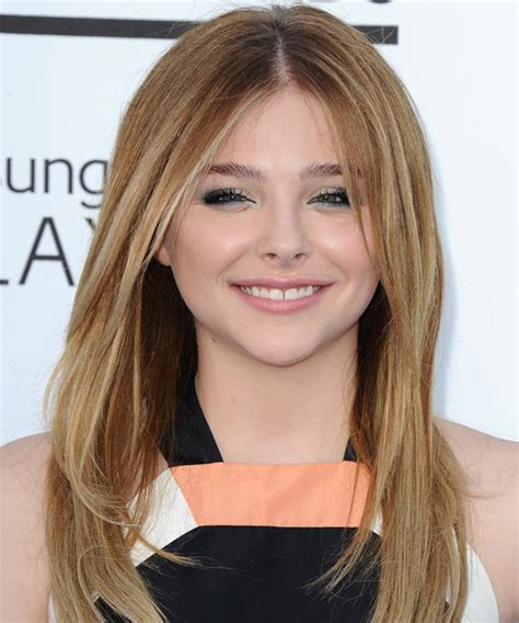 Chloe Grace Moretz Long Straight Hairstyle Hairstyles