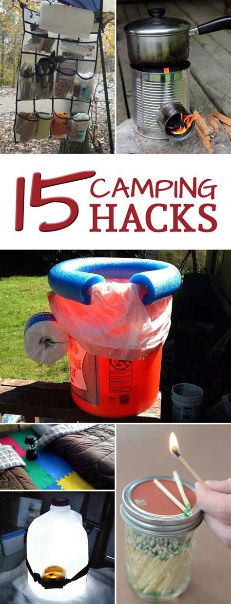 15 Useful Camping Hacks You Should Know Camping Gadgets Camping