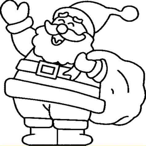 Coloriage Le Père Noël En Ligne Gratuit à Imprimer Santa Coloring Pages