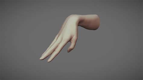 Realistic Female Hand 3 Buy Royalty Free 3d Model By Rumpelstiltskin