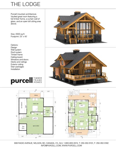 Purcell Timber Frames The Precrafted Home Company The Lodge Prefab