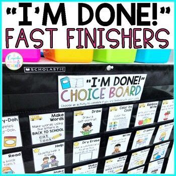 Fast Finisher Activities Early Finisher Activities For The Year