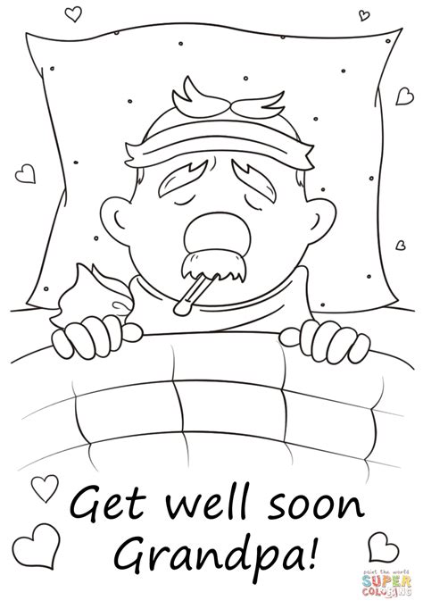 Check spelling or type a new query. Get Well Soon Grandpa coloring page | Free Printable ...