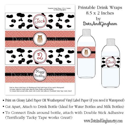 Es momento de hacer a un lado las típicas etiquetas que todos tienen, con los mismos personajes de toda la vida. Farm Water Bottle Labels Printable Barn Water Bottle ...