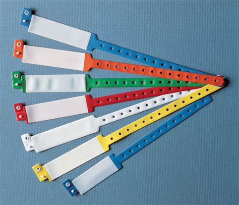 Disposable Medical Consumables Hospital Patient Id Wristbands Pvc