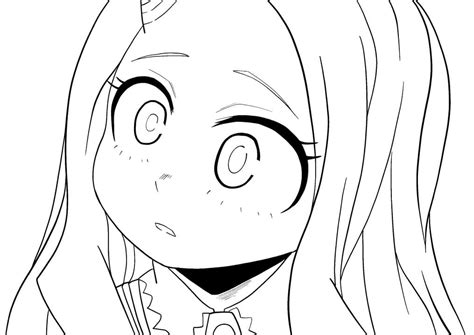 Eri From My Hero Academia Coloring Page Anime Coloring Pages