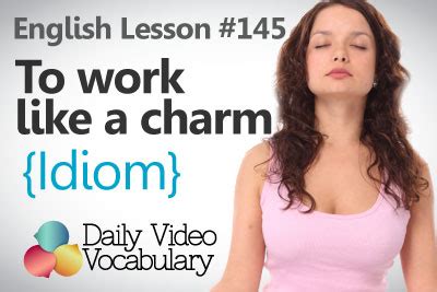 Works like a charm (i.redd.it). English Vocabulary Lesson # 145 - To To work like a charm ...