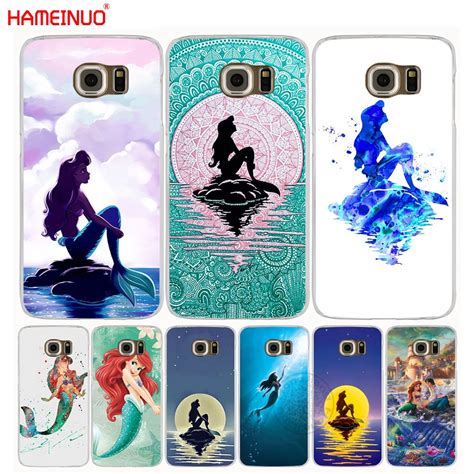 Hameinuo Ariel Little Mermaid Cell Phone Case Cover For Samsung Galaxy S7 Edge Plus S8 S6 S5 S4