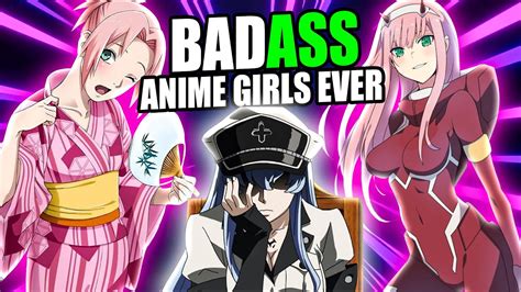 Badass Anime Girls Top 30 Most Badass Anime Characters