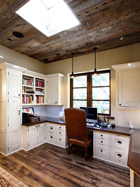 Rustic Office Houzz