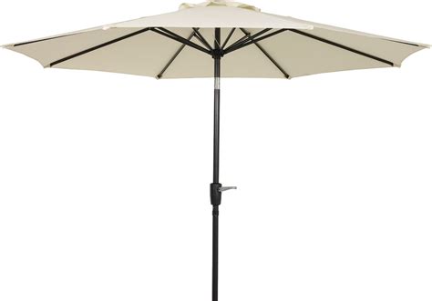 Buy Outdoor Expressions 9 Ft Aluminum Tiltcrank Patio Umbrella Cream