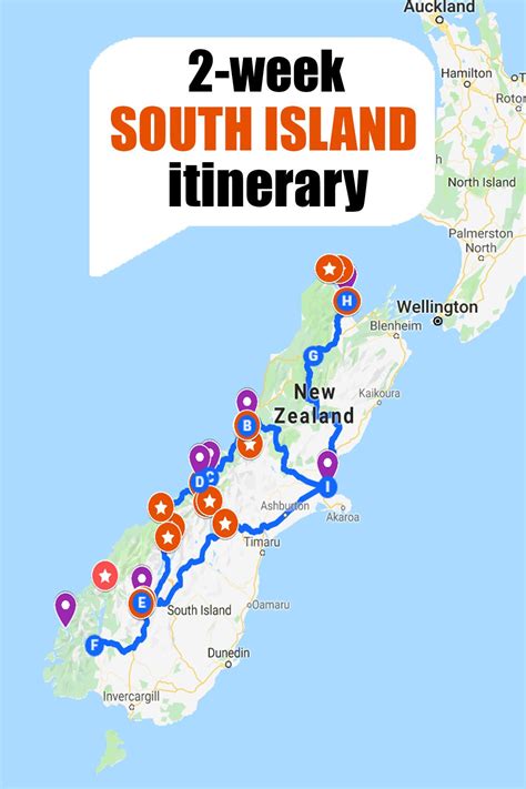 Perfect 10 Day South Island New Zealand Itinerary With Pictures And Map