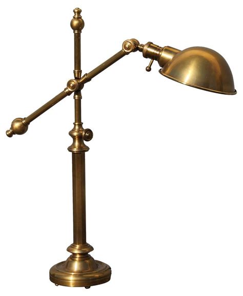 Midcentury Brass Articulated Desk Lamp Something Vintage Brands One