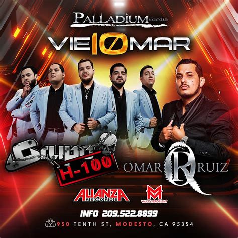 Omar Ruiz Y Grupo H 100 Tickets Modesto Ca Palladium Nightclub At Ticketón