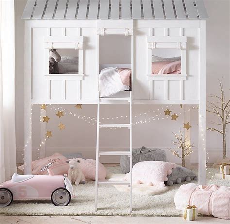 Cabin Loft Bed Trundle Kids Bedroom Furniture Kid Room Decor Kids