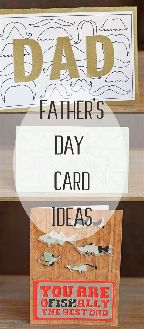 Homemade fathers day card ideas. 3 Father's Day Card Ideas Made with the Cricut