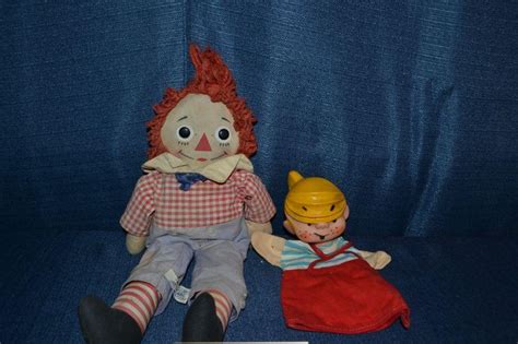 Lot 94 Vintage Raggedy Andy And Vintage Dennis The Menace Puppet