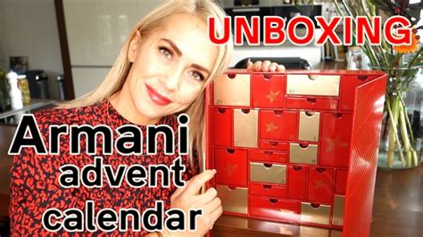 Unboxing Armani Beauty Advent Calendar Youtube