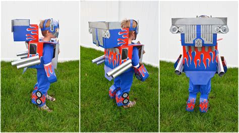 Diy Cardboard Transformer Costume DIY Alien Costume