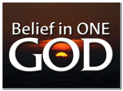 Belief In One God Belief In One God By Fatima Karim Medium