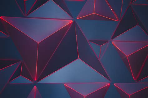5223416 5533x3689 Geomety Pyramid Pink Wallpaper Neon