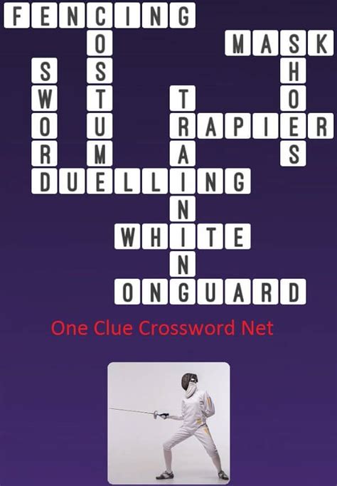 Maybe you would like to learn more about one of these? Fencing - One Clue Crossword