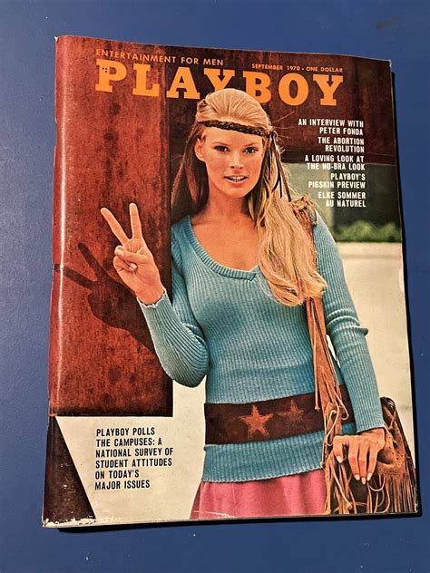 Mavin Playboy September Jackie Ray Debbie Ellison Peter Fonda