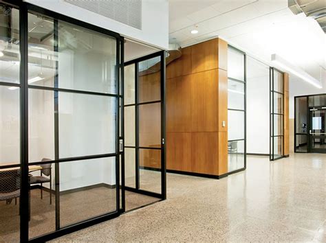 Pk 30 Framed Glass Wall System Interior Glass Walls For Commercial