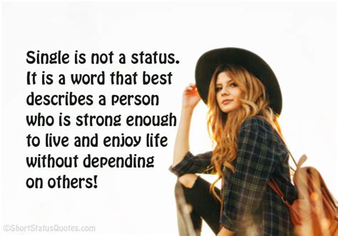 These quotes will tell about the single life and you feel proud to be single. 350+ Best Status for Girls - Cute Girly Status & Captions
