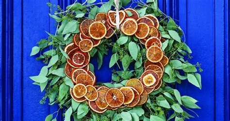 How To Make A Dried Orange Wreath For Christmas Foodbuzzz